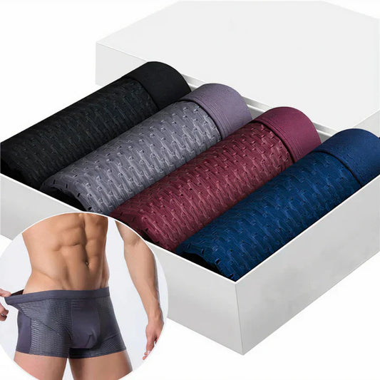 Max - bamboo boxer shorts set in trendy colors