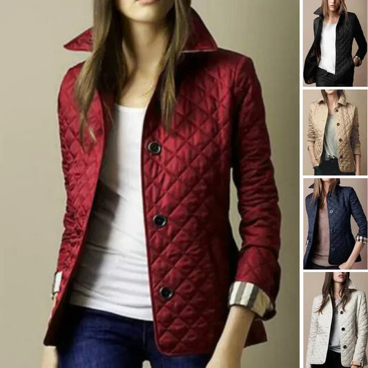 Elegant women's jacket in silk and cotton for autumn/winter