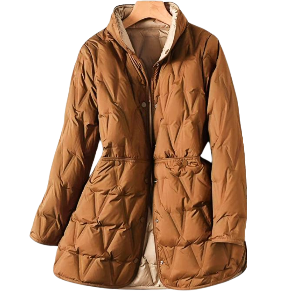 Isabella - Lightweight Double-Sided Mid-Length Down Jacket