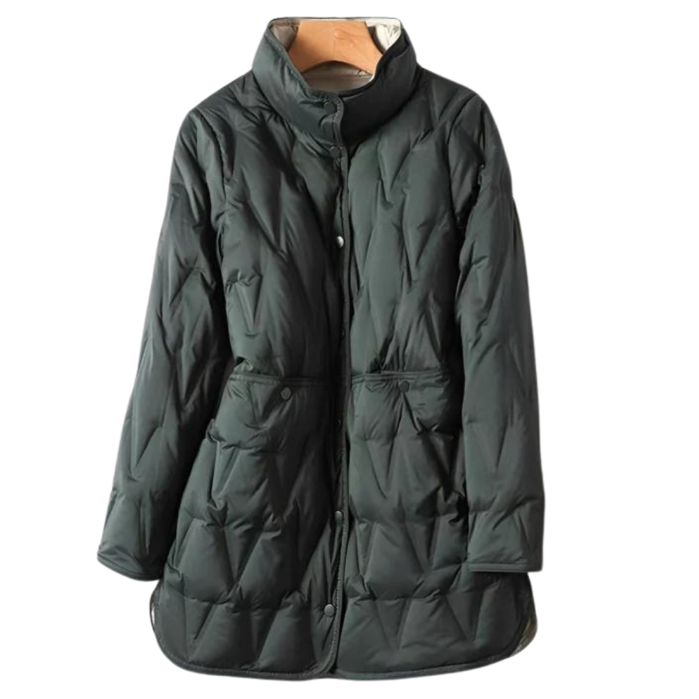 Isabella - Lightweight Double-Sided Mid-Length Down Jacket