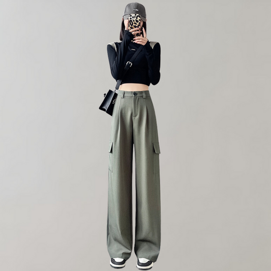 CASEY | Casual women's cargo pants