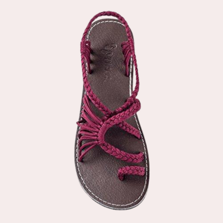 Stylish and colorful beach sandals for women