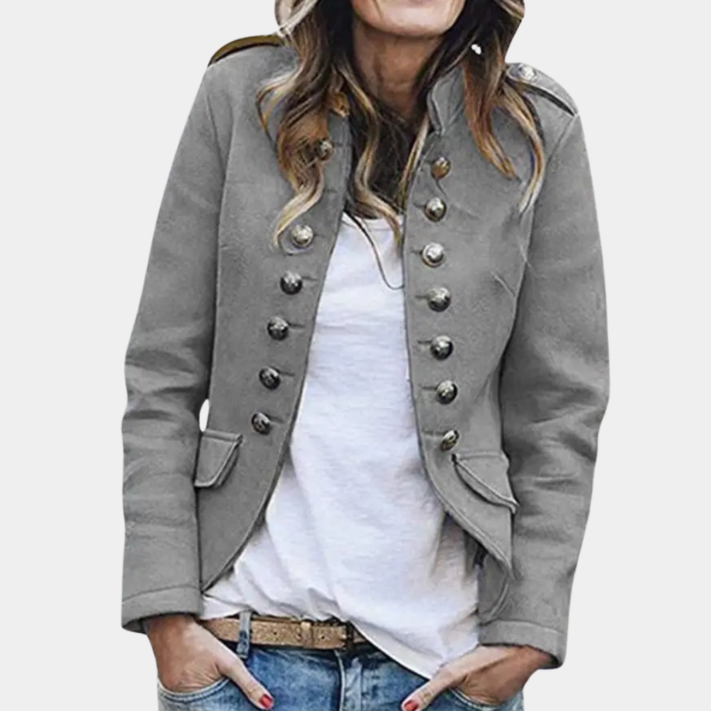 Stylish and comfortable blazer for women with buttons