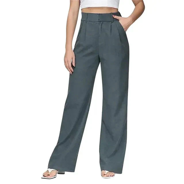 Waverly - high waist, wide leg trousers