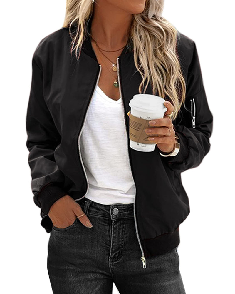 Stylish streetwear bomber jacket - meredith