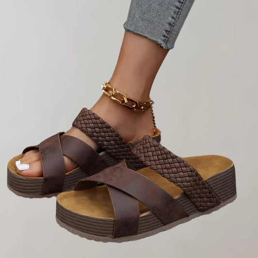 Orthopedic platform sandals for women comfortable