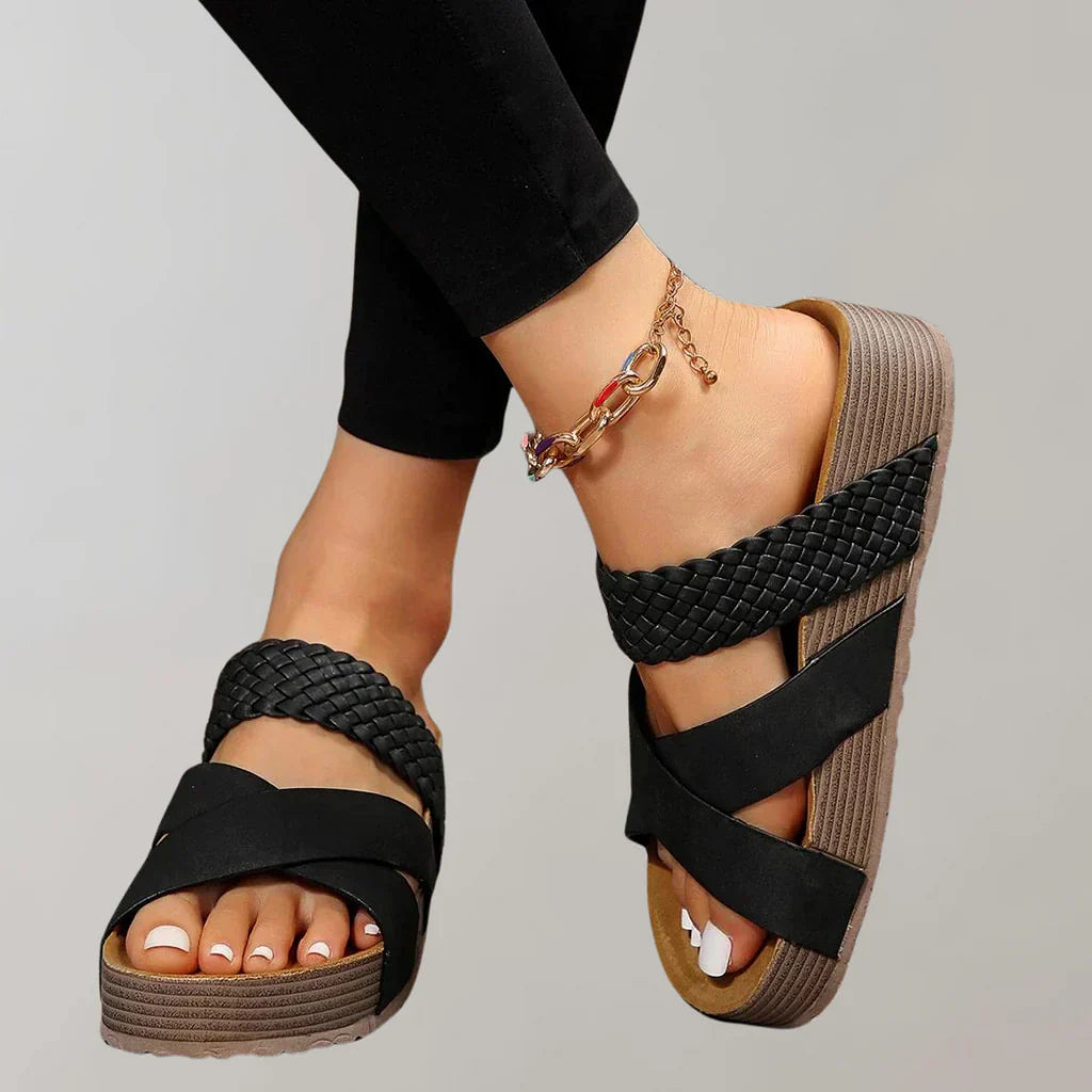 Orthopedic platform sandals for women comfortable