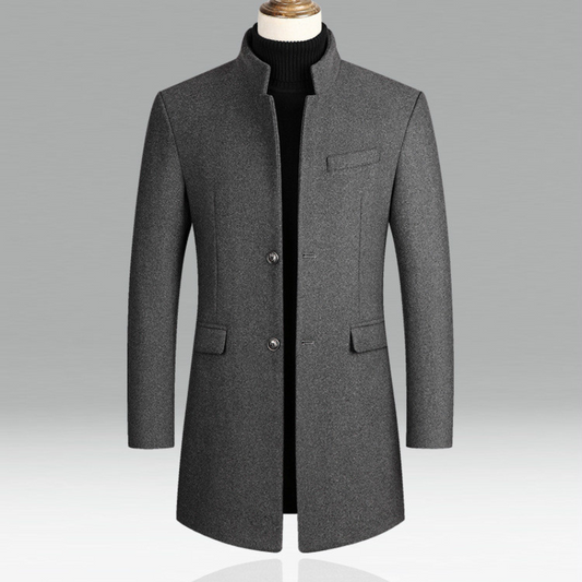 Tyron | Formal Men's Coat With Standing Collar