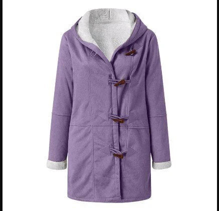 Isabella - casual jacket with fleece lining and hood