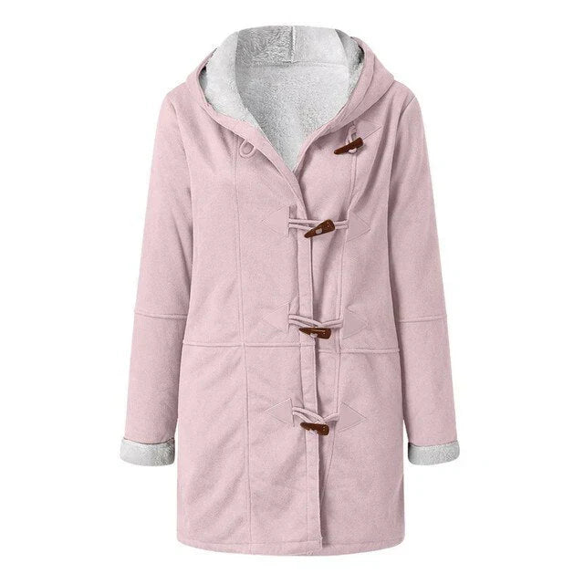 Isabella - casual jacket with fleece lining and hood