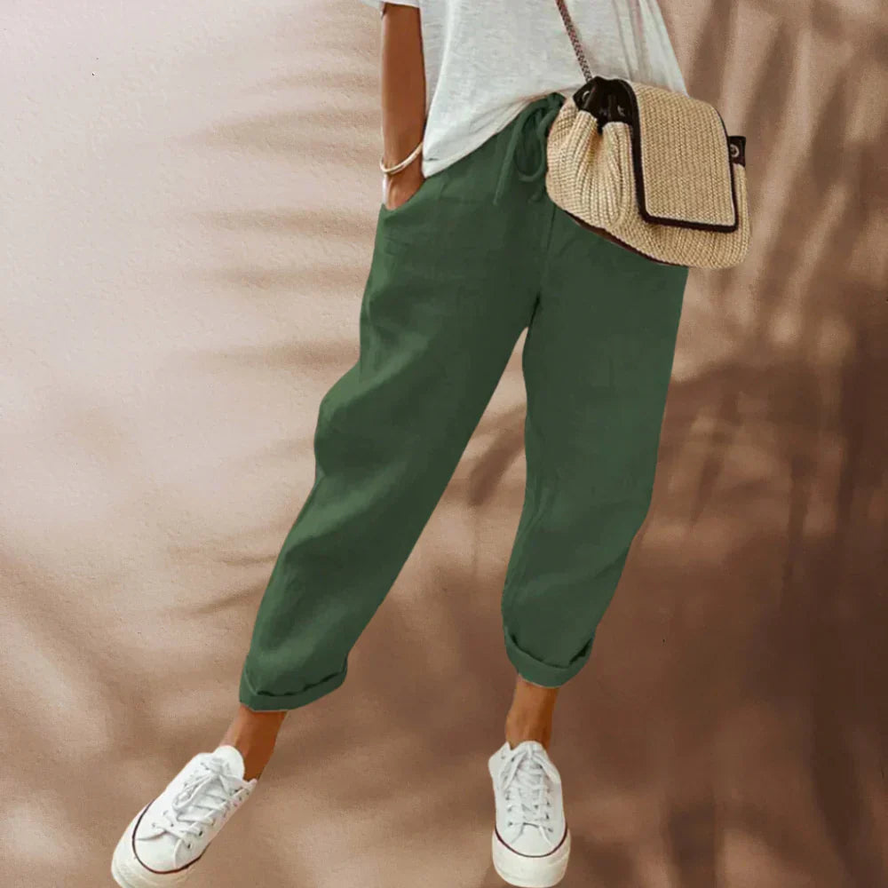 Belezza - casual and stylish linen trousers