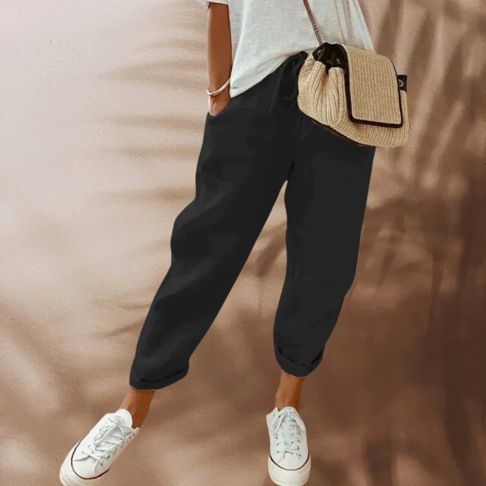 Belezza - casual and stylish linen trousers