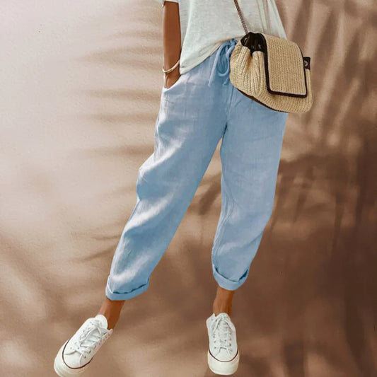 Belezza - casual and stylish linen trousers