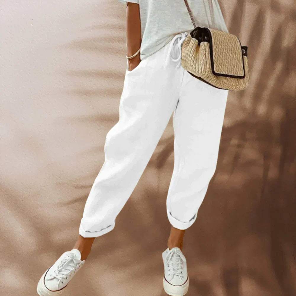 Belezza - casual and stylish linen trousers