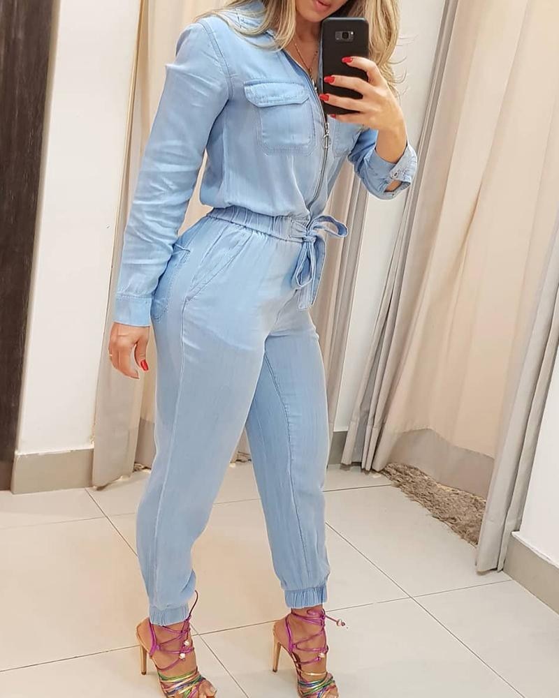 Elise - Jumpsuit with Zipper