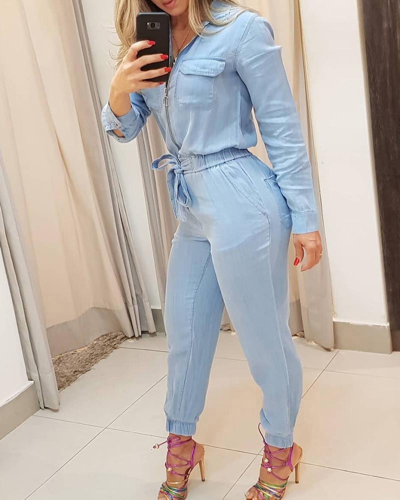 Elise - Jumpsuit with Zipper