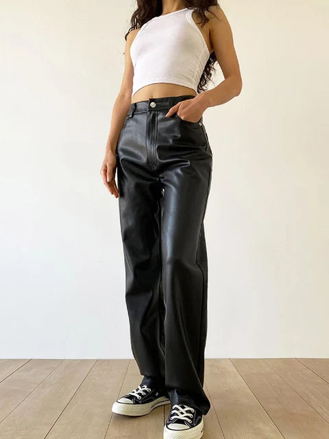 Riley - Vintage Leather Pants
