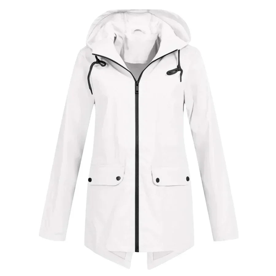 Tamara - waterproof coat with zipper for women