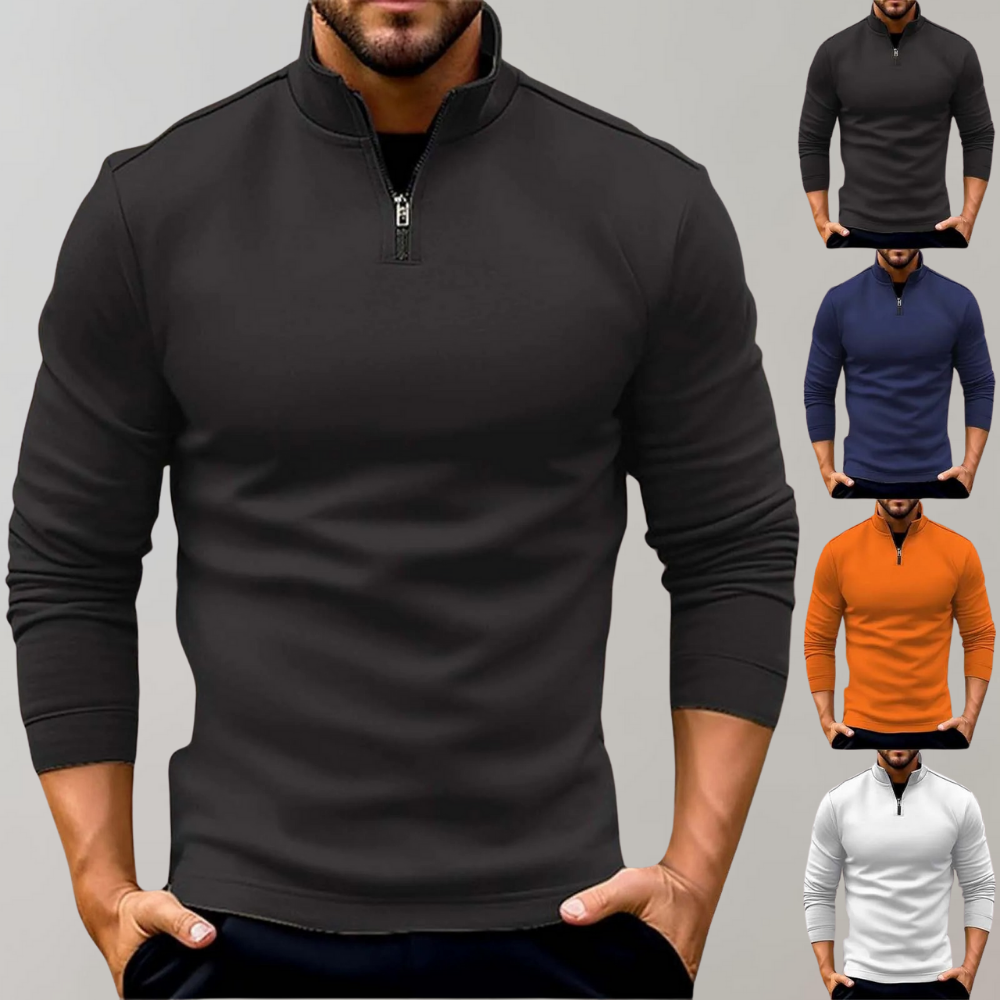 Fashion Street | Zippered Sweater for Men