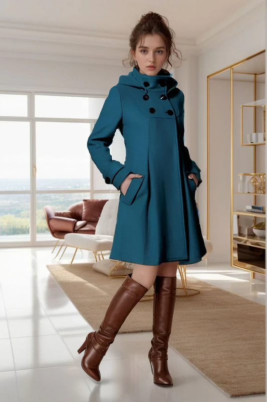 Gaia - elegant dress coat