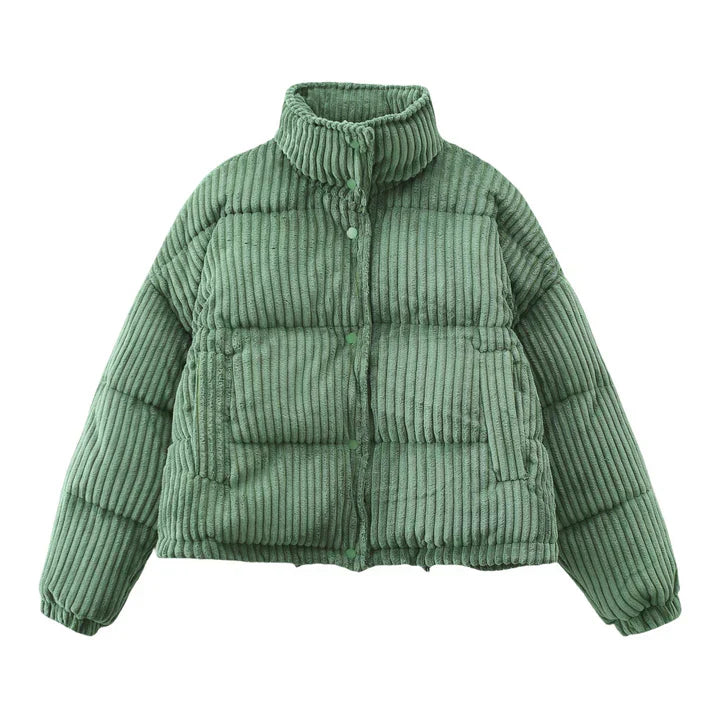 High-quality corduroy winter jacket for women