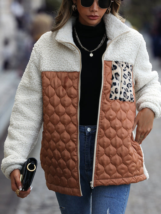 Isabelle Moreau | Elegant Jacket with Animal Print