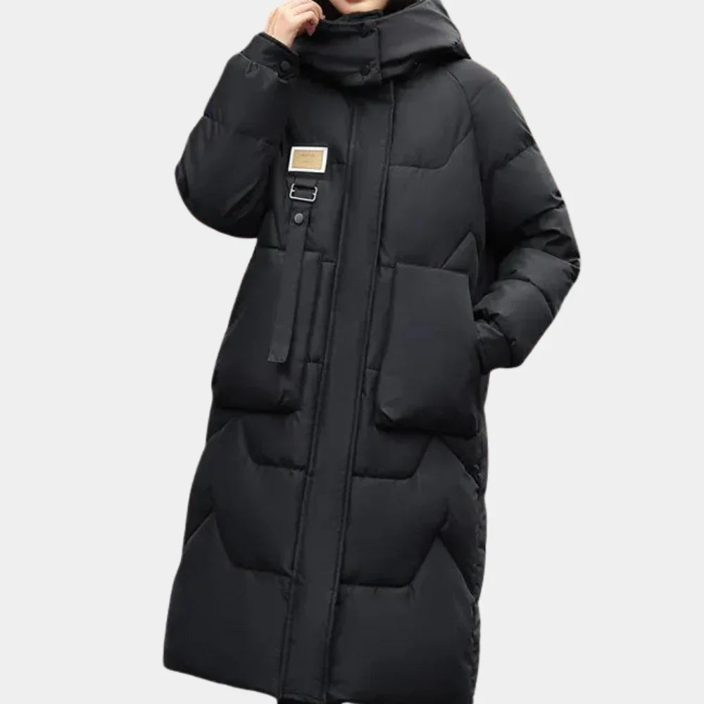 SAMANTHA - puffed hooded jacket for women