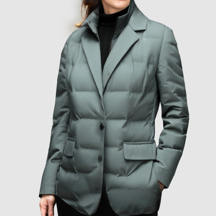 Wind jacket for ladies with duck down