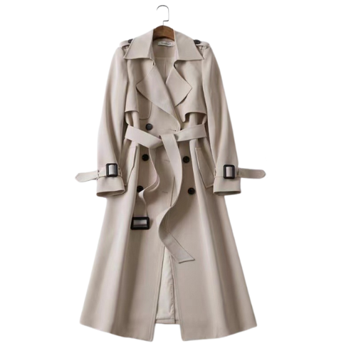 Oleena - Double-Breasted Women's Coat