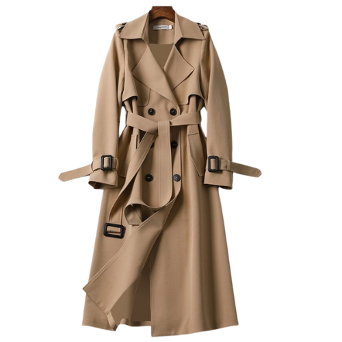 Oleena - Double-Breasted Women's Coat