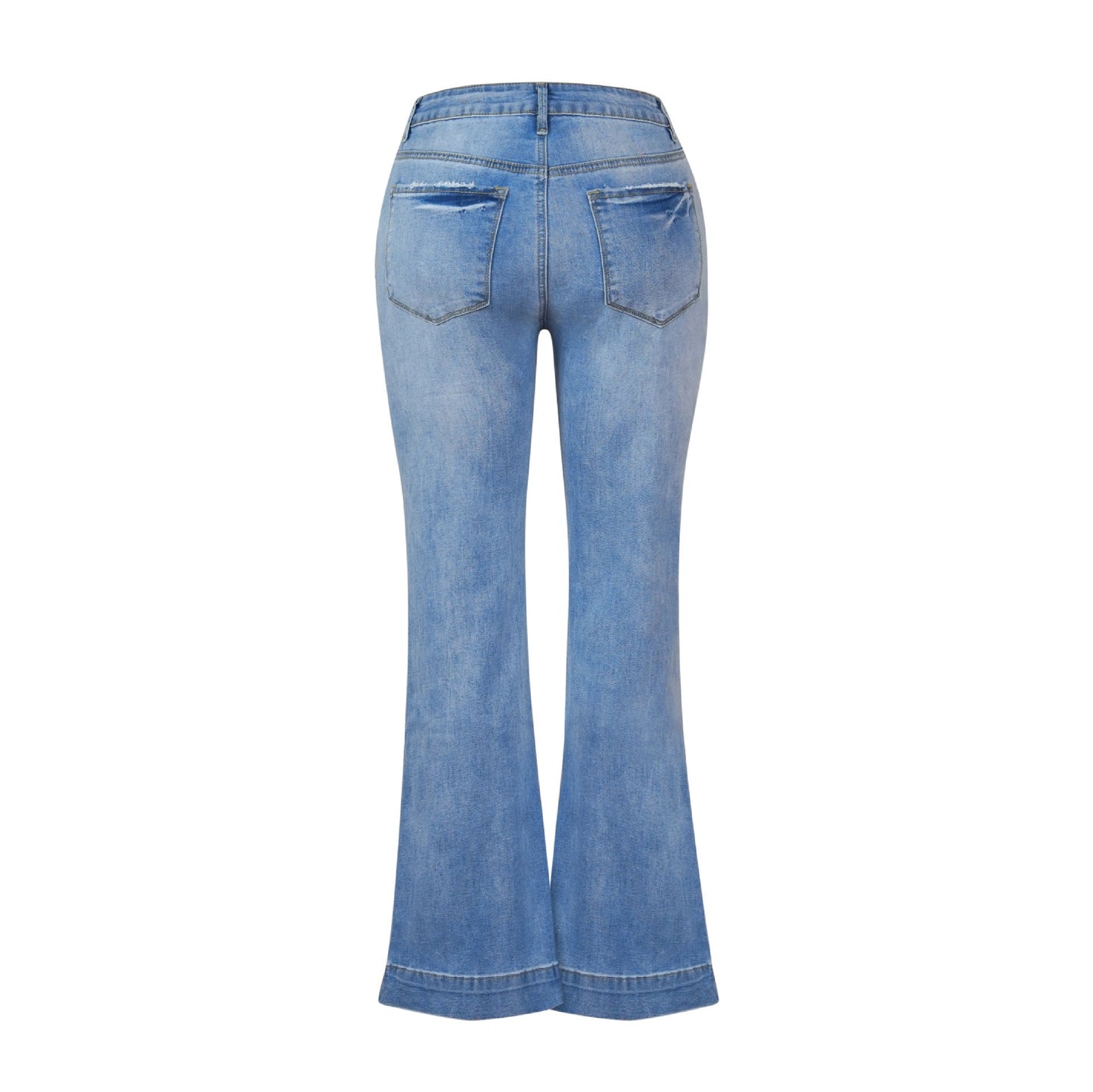 Winona - casual mid-waist bell bottom denim jeans