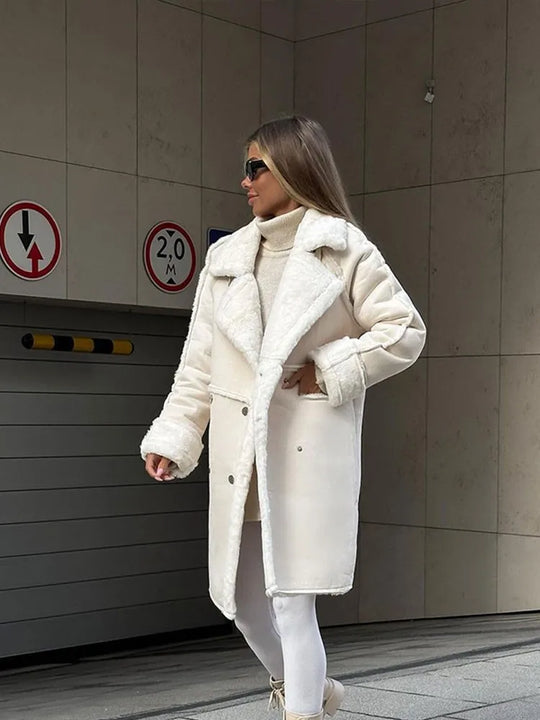 Octavia - chic thick long coat