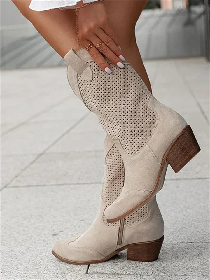 White cowboy boots - Jessica