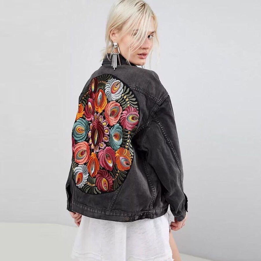 Bohemian Denim Jacket for Women