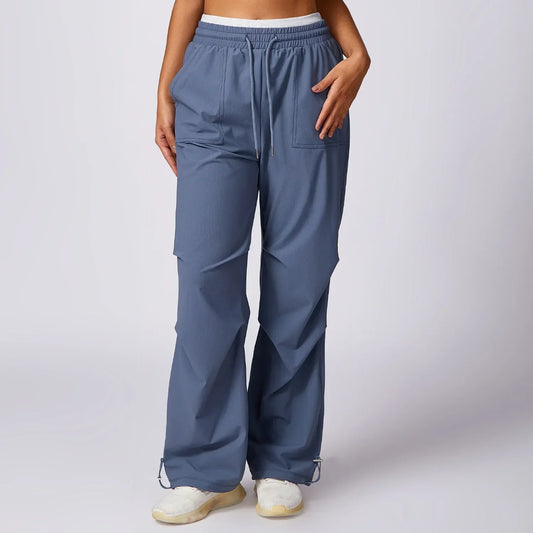 Donna | Casual Pants With Elastic Waistband and Pockets For Women