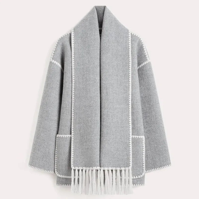 Elegant Scarf Coat