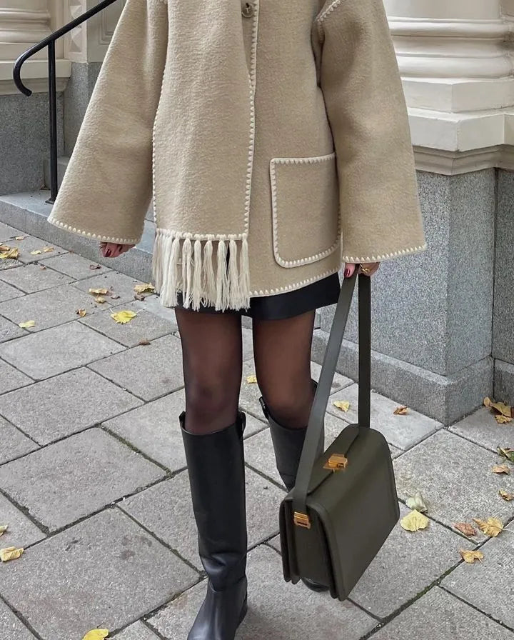 Elegant Scarf Coat