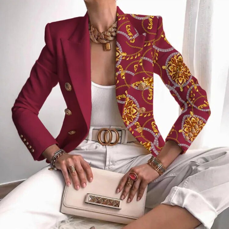 Blazer with Print for Women