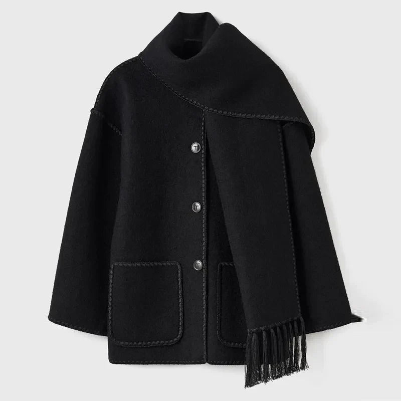 Elegant Scarf Coat