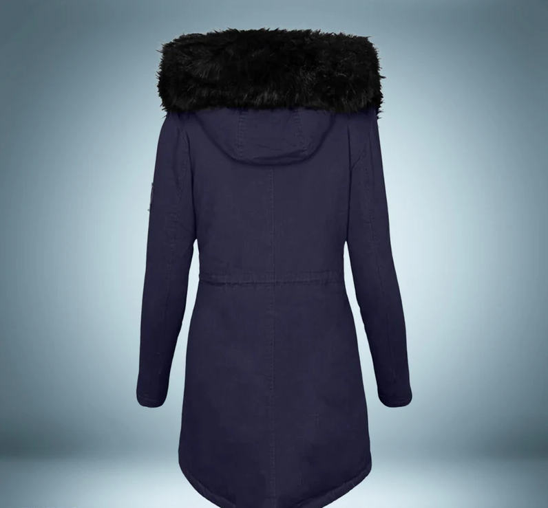 Elegant - parka with fur collar