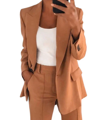 Olivia – blazer set with jacket and trousers