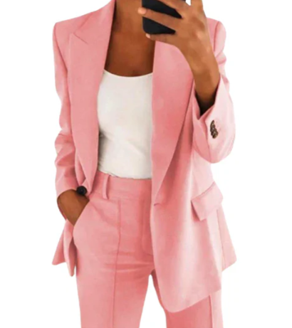 Olivia – blazer set with jacket and trousers