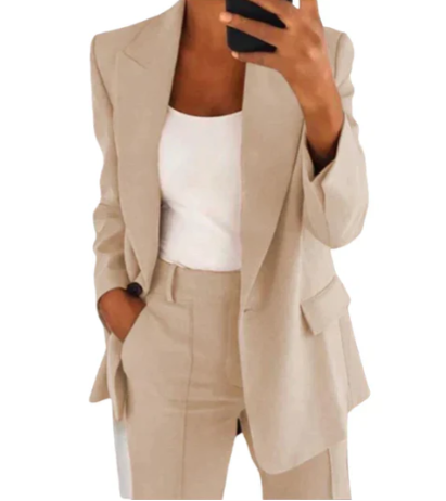 Olivia – blazer set with jacket and trousers