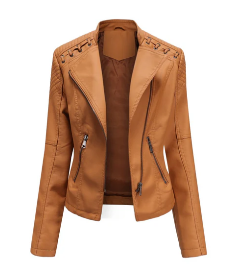 Sani - classic leather jackets for women