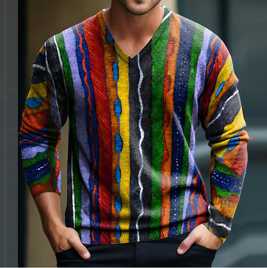 Retro vintage jumper for men