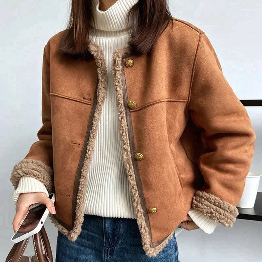 Lexie | Soft Suede Jacket For Ladies