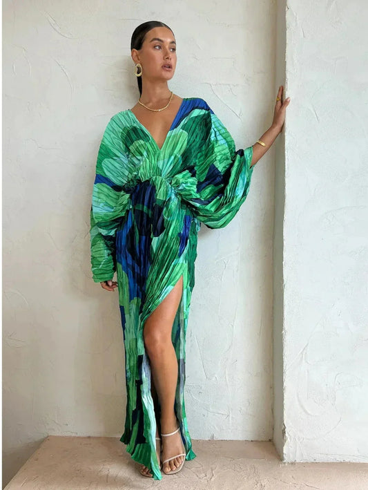 Eva Pleated and Elegant Dress