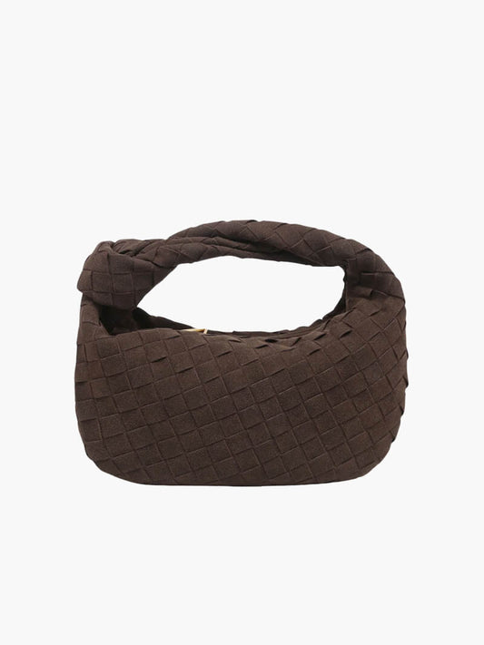 Woven Bag mini suede