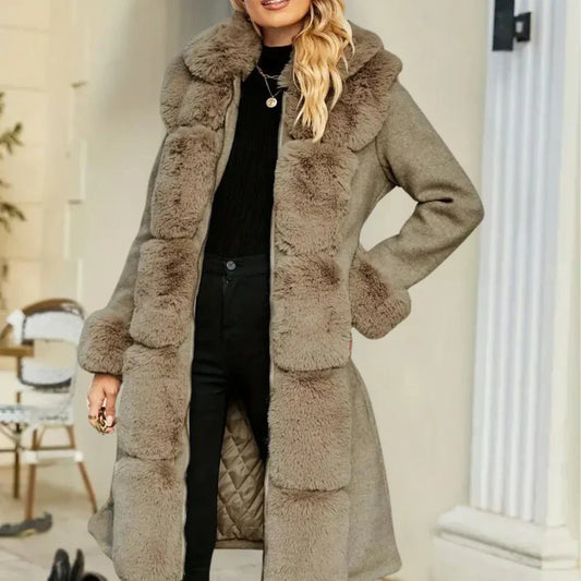 CHRISTINE - stylish plush coat for women