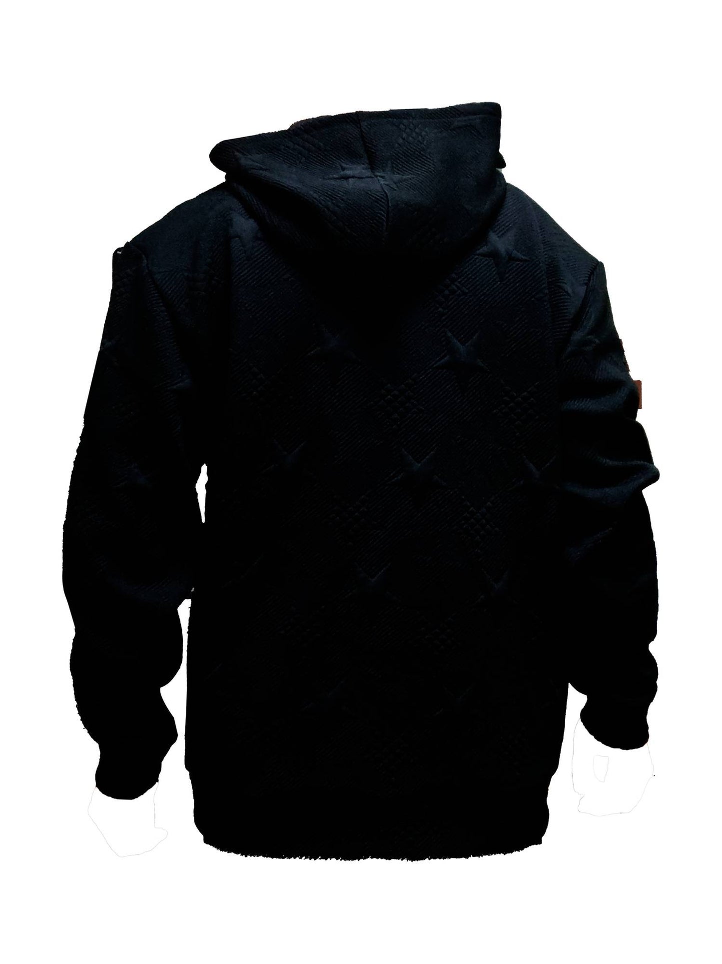 Star pattern hoodie for men